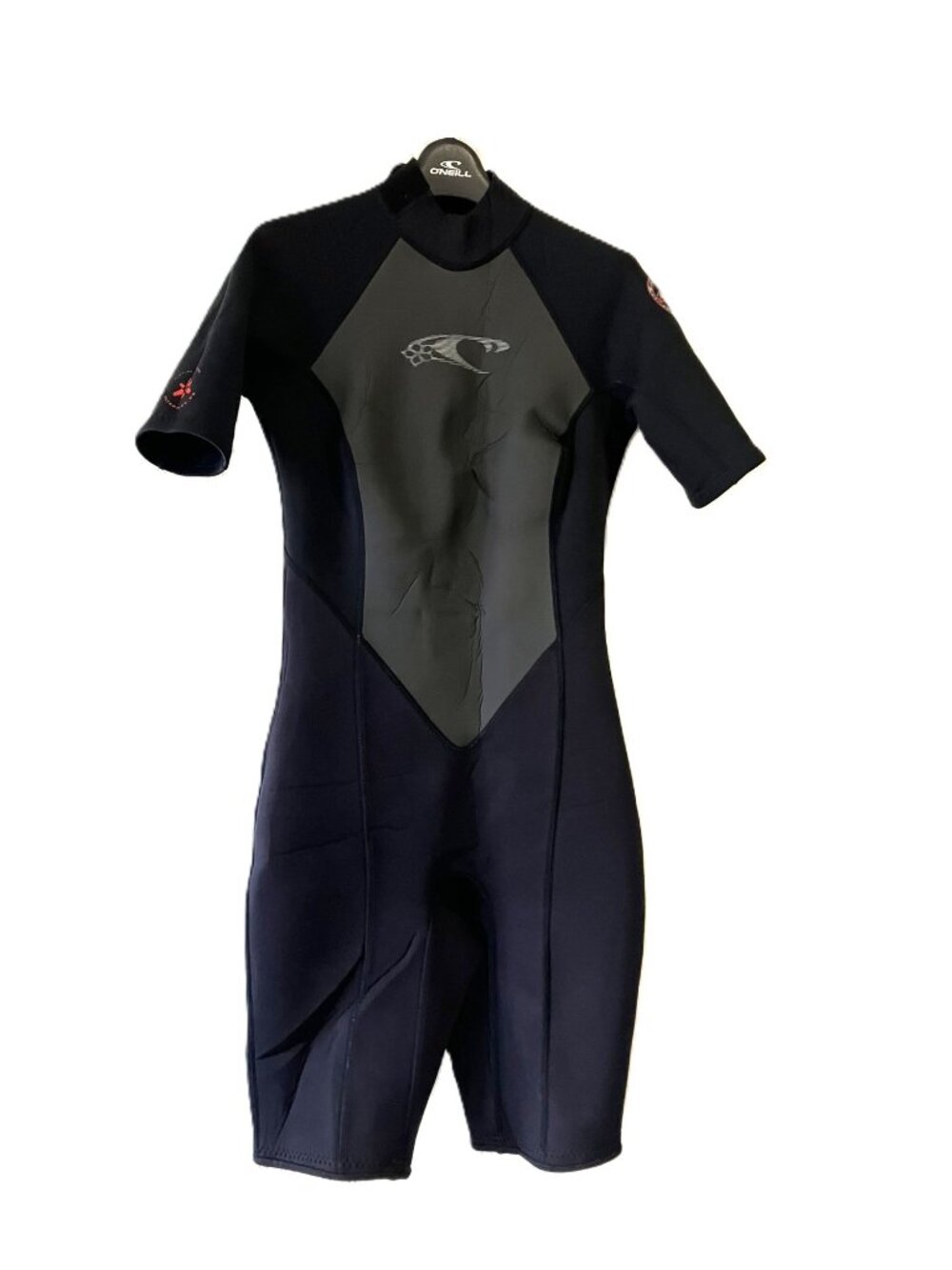 O'Neill Hammer 2:1 Women's Springsuit Wetsuit Size 10 Short Arm Leg Back Zip